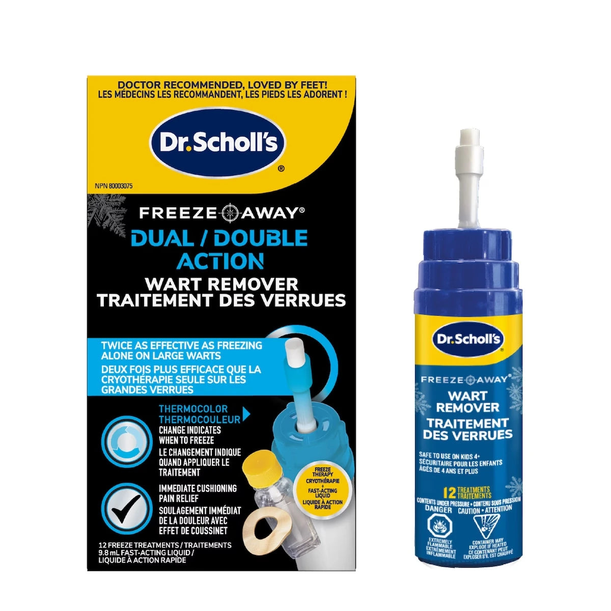 Dr. Scholl's Dual Action Freeze Away Wart Remover product image