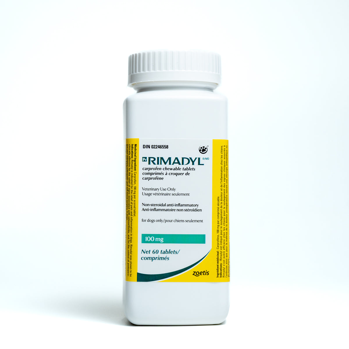 Rimadyl Chewable for Dogs, 100 mg, 60 Chews