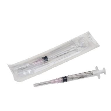 Syringes 3 mL Monoject with Needle Softpack Box of 100 Syringes 25 G x 5/8 in - Default Title - product image 1