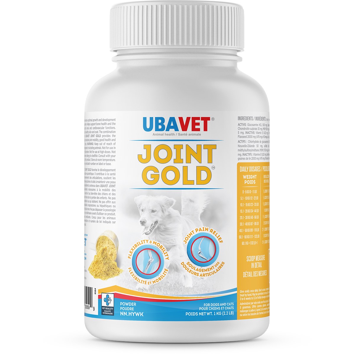 Joint Gold Powder for Cats and Dogs - 1 kg - product image 1