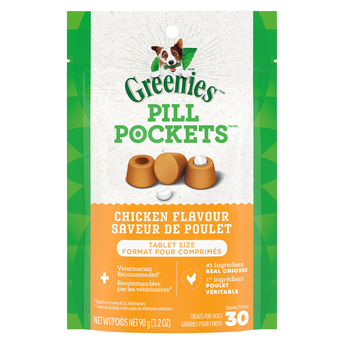 Pill Pockets Tablet Size for Dogs 90 g Bag - Default Title - product image 1