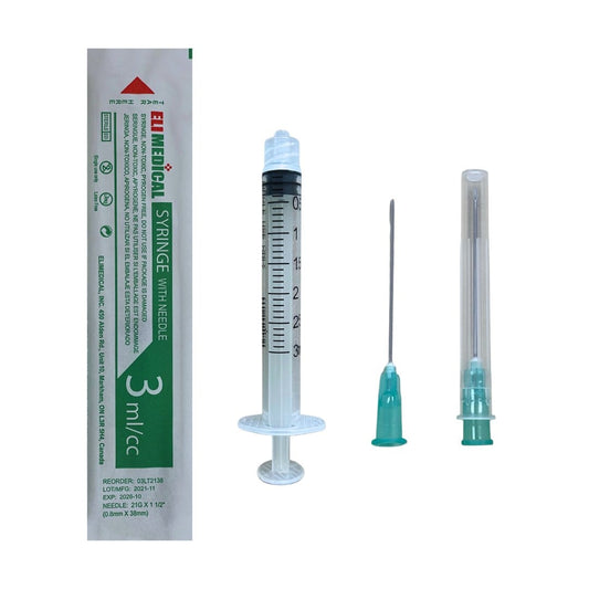 Syringes 3 mL with LL Needle Softpack - 3 mL x 21 g x 2 in - product image 2