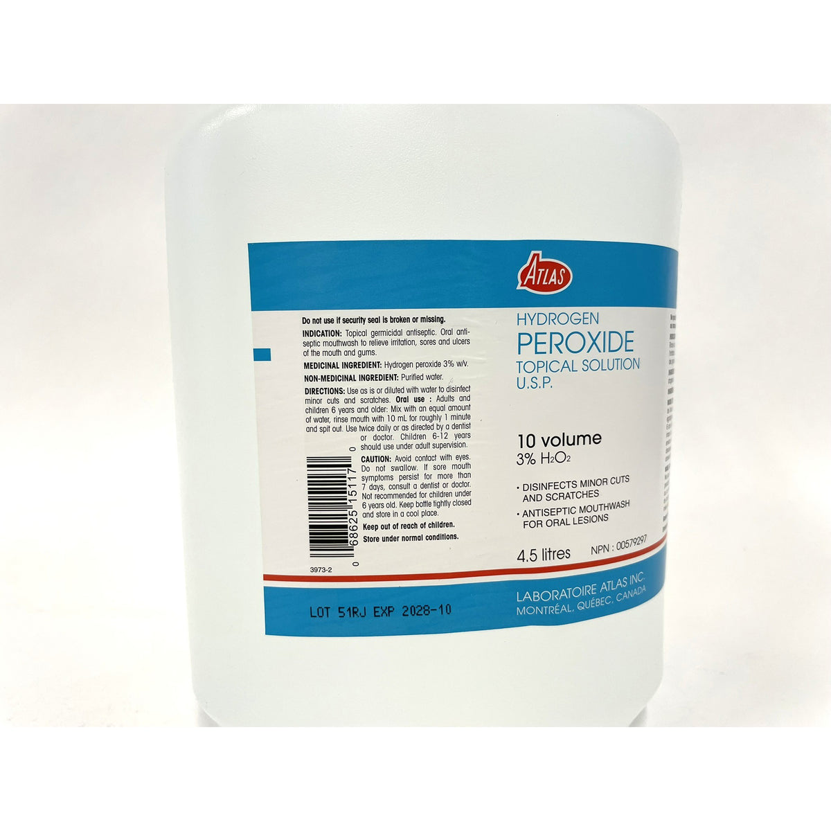Hydrogen Peroxide - 4.5 L - product image 3
