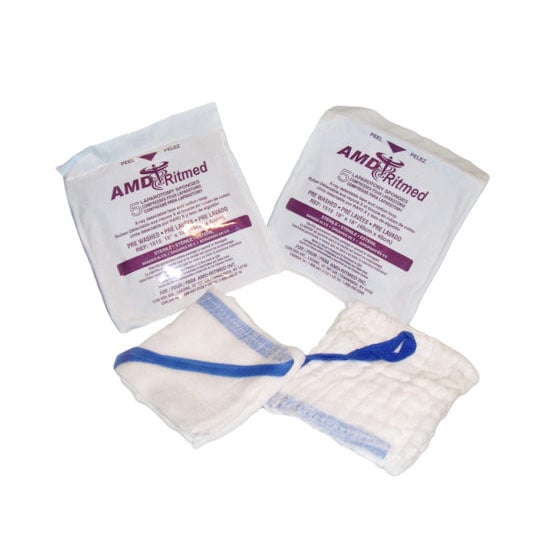 Laparotomy Sponge Sterile Pre Washed X Ray - 12 in x 12 in - product image 1