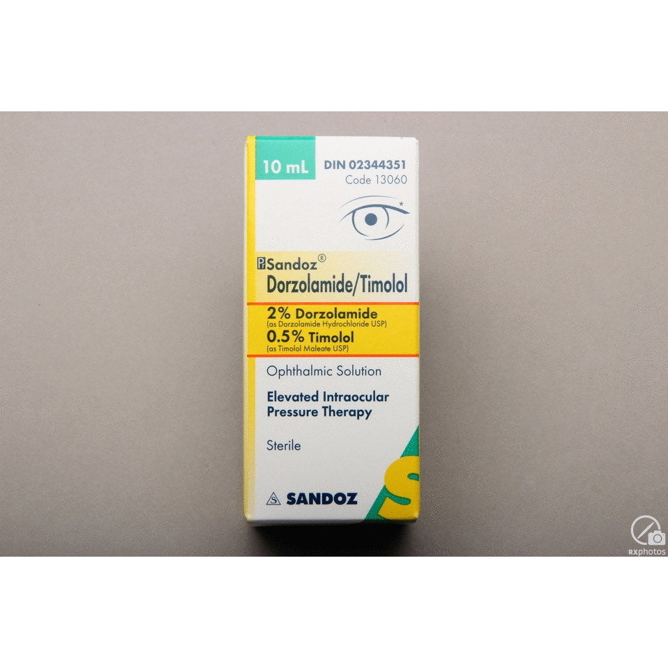 Dorzolamide/Timolol Ohthalmic Solution, 2/0.5 %, 10 mL - view 2