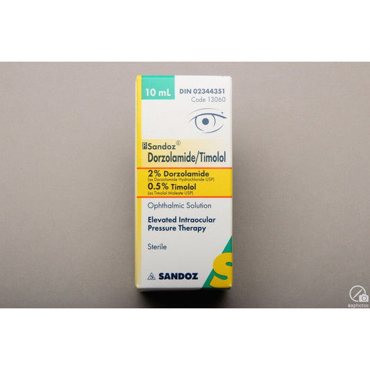 Dorzolamide/Timolol Ohthalmic Solution, 2/0.5 %, 10 mL - view 2