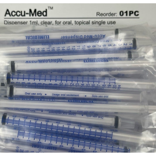 Oral Syringes Pack of 100, 1 mL Luer Slip - Default Title - product image 2