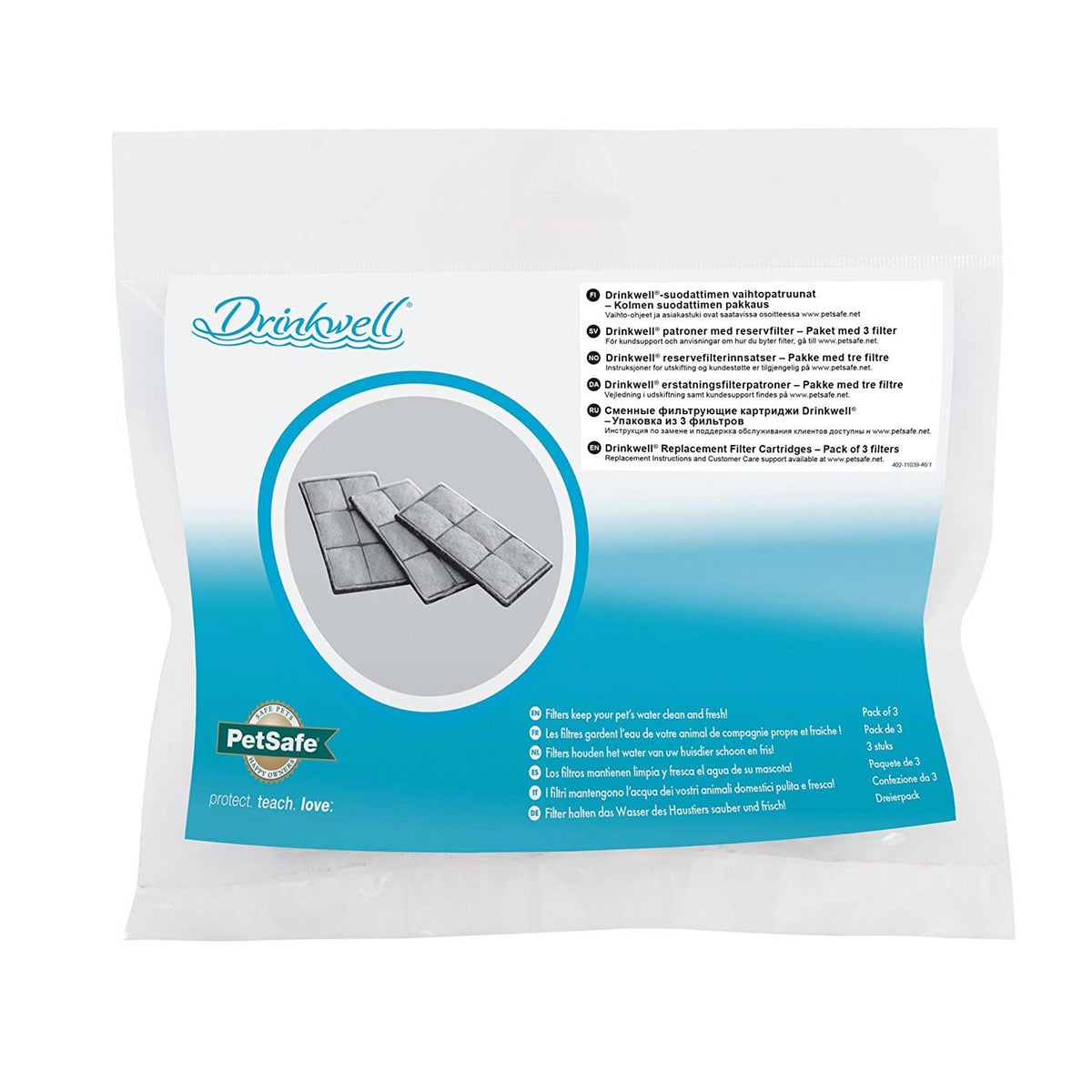Drinkwell Original-Replacement Filter Cartridges Pack of 3 - view 1