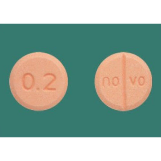 Clonidin, 0.2 mg, 100 Tablets - view 2