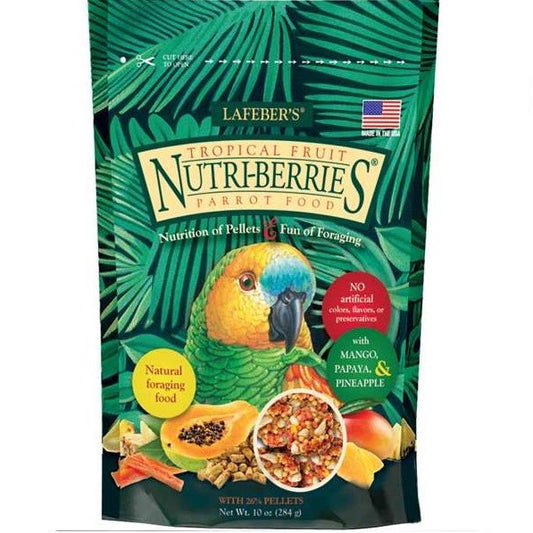 Nutri Berries Tropical Fruit Parrot Food for Birds and Small pets - view 2