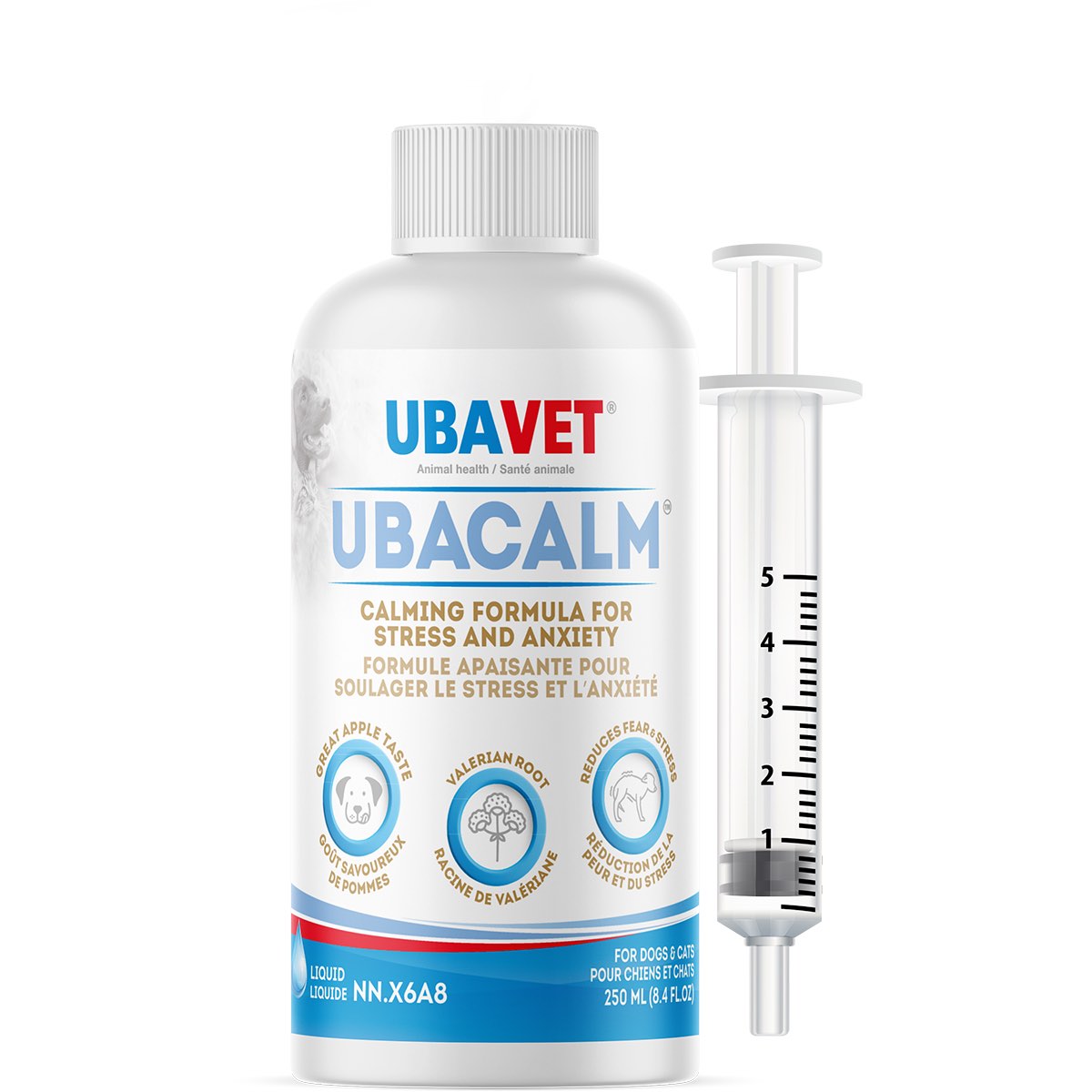Ubacalm Calming Formula (Original) for Cats and Dogs 250 mL Bottle - Default Title - product image 1