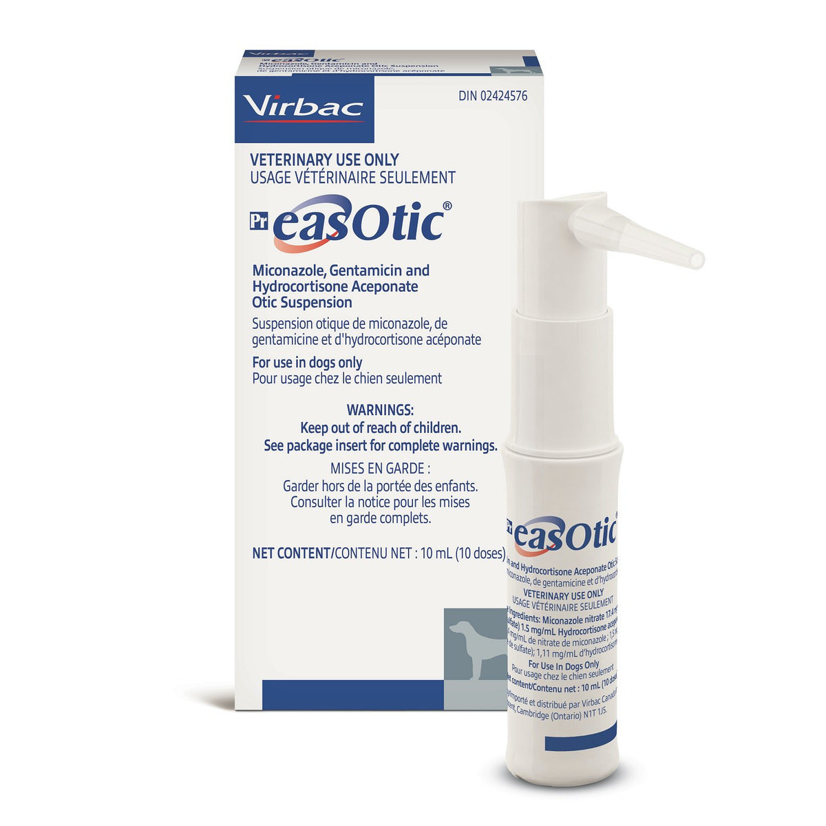 EasOtic for Dogs, 1,11 mg/ml, 10 mL