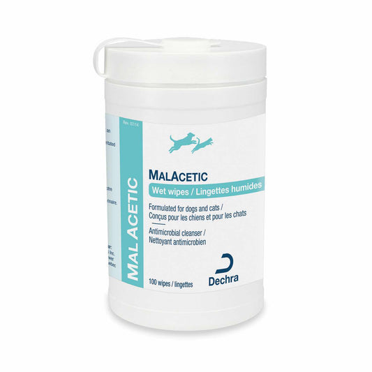 Malacetic Wet Wipes for Cats and Dogs - 100 Wipes - product image 1