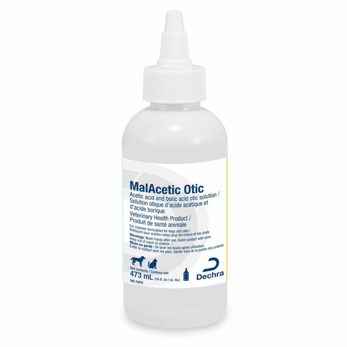 Malacetic Otic Ear Cleaner for Cats and Dogs - 473 mL - product image 1