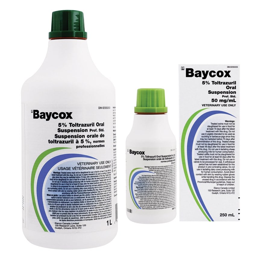 Baycox for Farm Animals, 50 mg/ml, 1 L