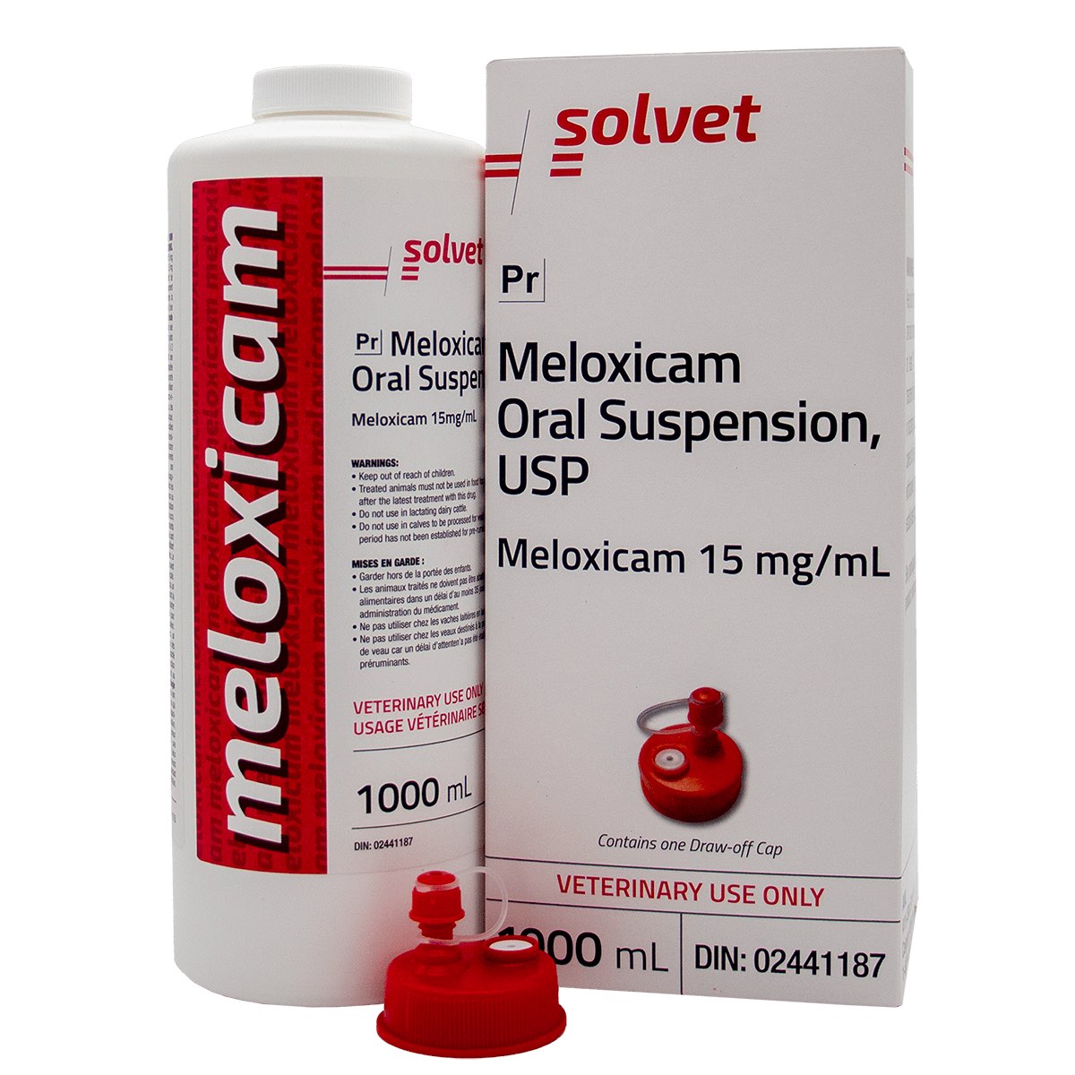 Meloxicam Oral Suspension USP for Farm Animals, 15 mg/ml, 1 L