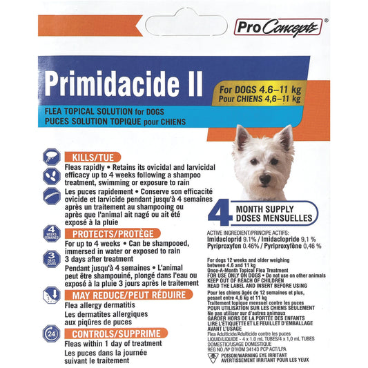 Primidacide II for Dog - 4.6-11 kg - product image 1