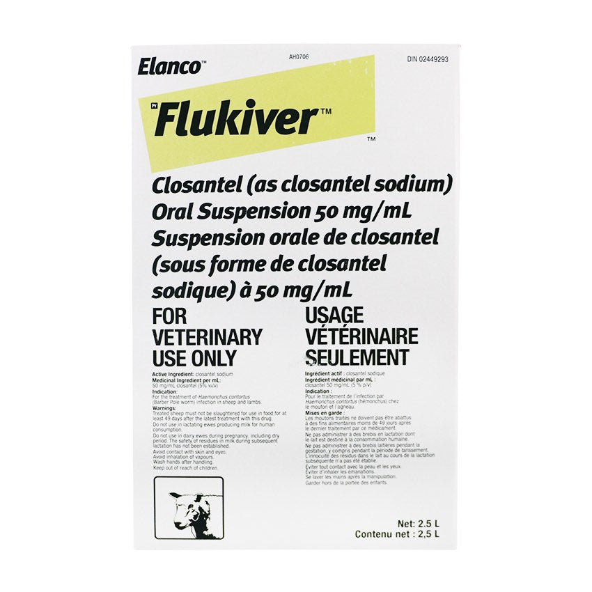 Flukiver for Farm Animals, 50 mg/ml, 2.5 L