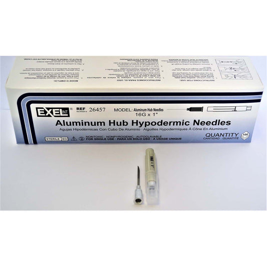 Hypodermic Needles with Aluminium Hub - 16 g x 1 in - product image 1