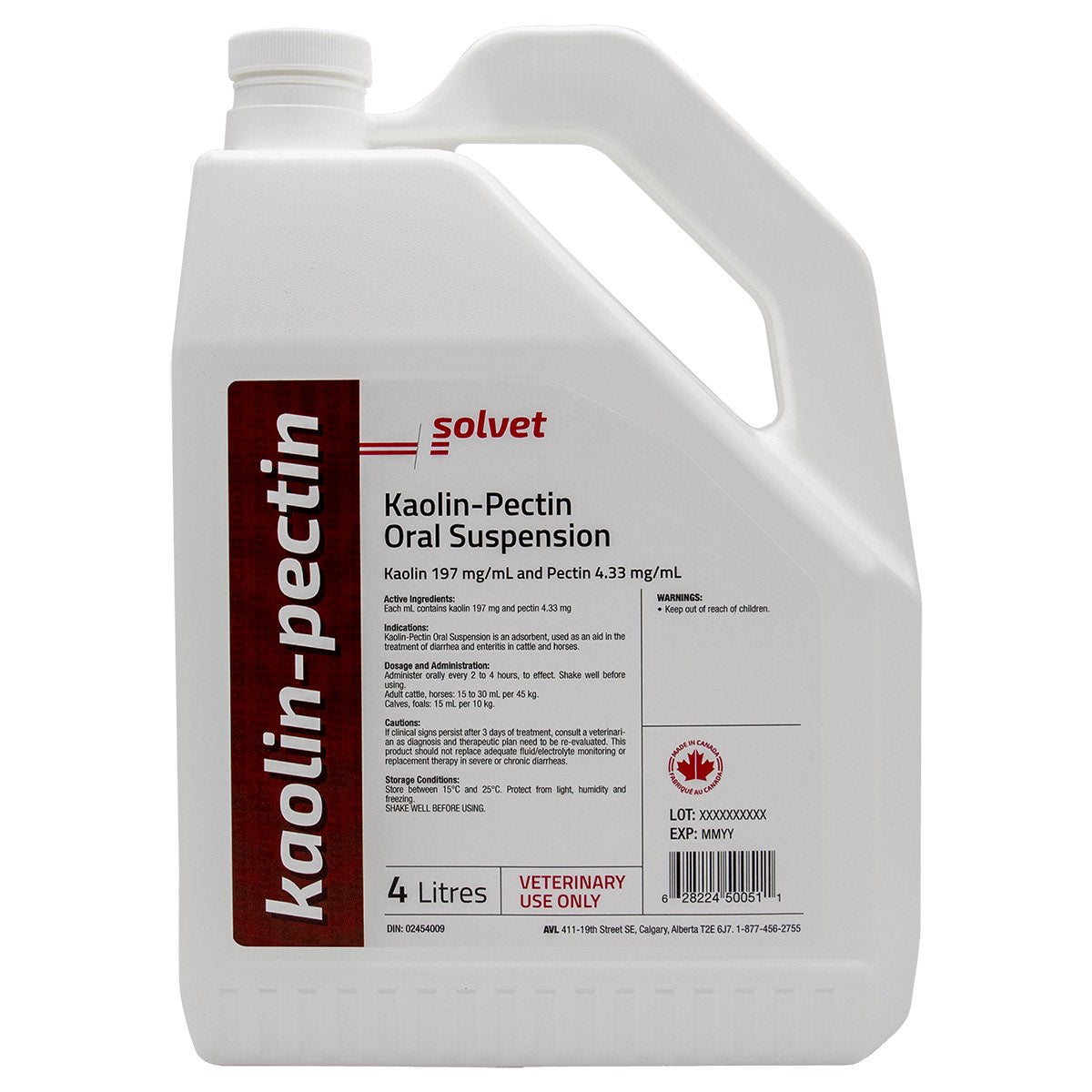 Kaolin-Pectin 4 L Jug 197/4.33 mg/mL - Default Title - product image 1