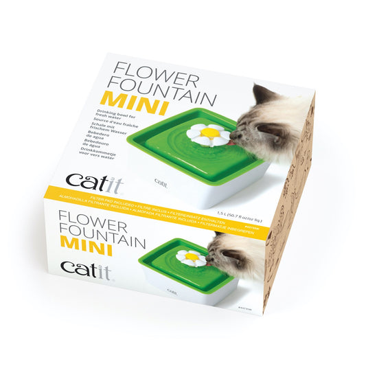Mini Flower Fountain for Cats (Green) (1.5 L), 1 Unit - Default Title - product image 2