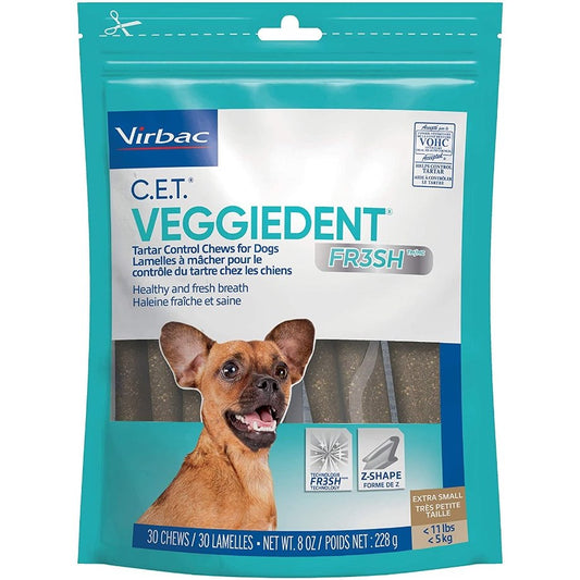C.E.T. VeggieDent FR3SH Chews for Dogs - view 2