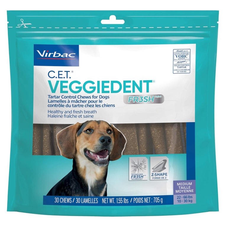 C.E.T. VeggieDent FR3SH Chews for Dogs - view 4