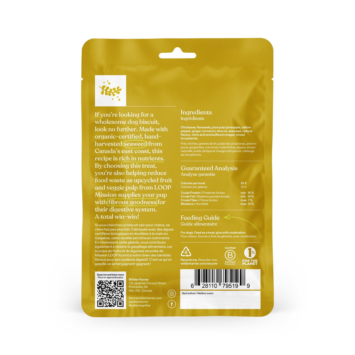 Vegan Dog Treats - Seaweed, Pineapple and Ginger - product image 2