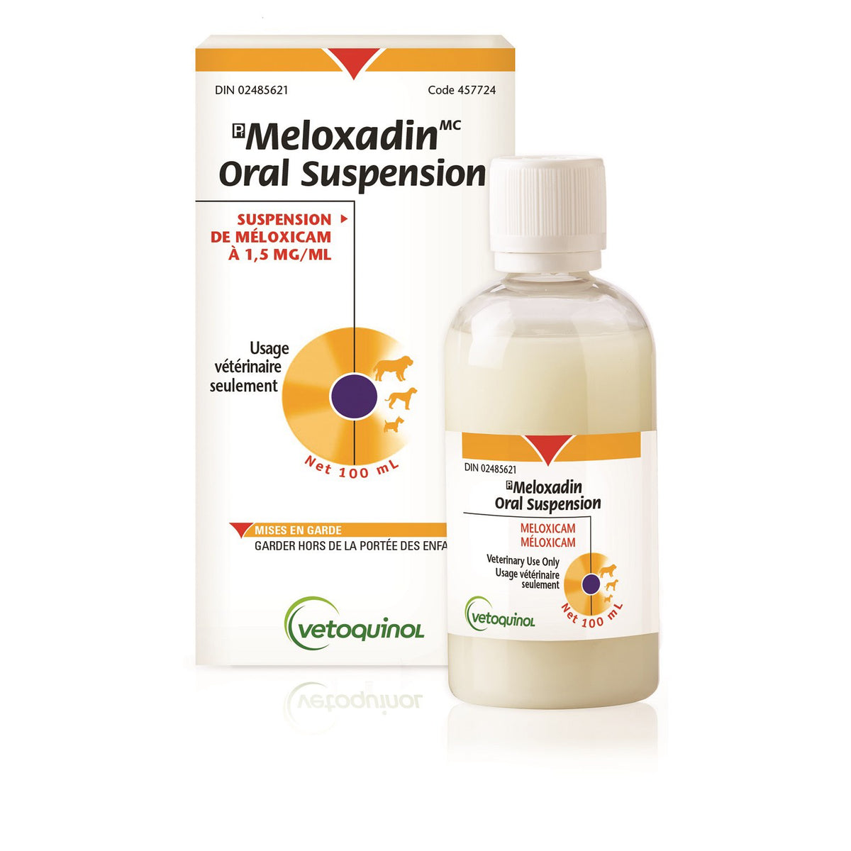 Meloxadin Oral Suspension for Dogs, 1.5 mg/ml, 100 mL