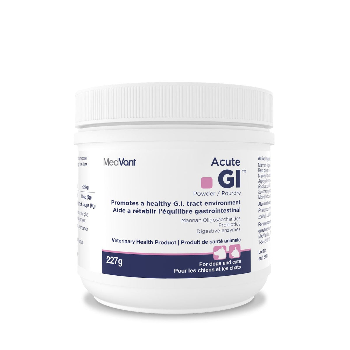 Acute GI Powder for Cats and Dogs 227 g - Default Title - product image 1
