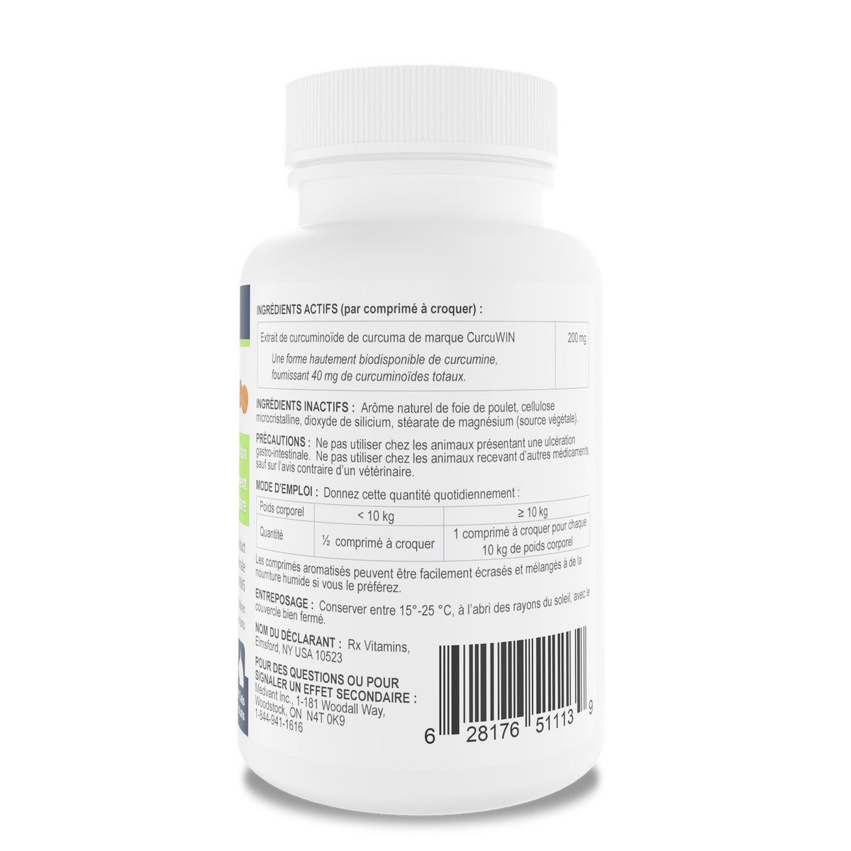 Rx Vitamins CurcuWIN (Original) 90 Chewable Tablets for Cats and Dogs - Default Title - product image 3