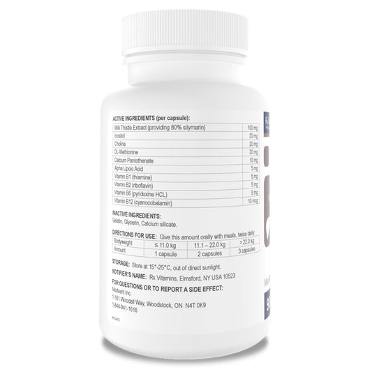 Rx Vitamins Hepato Support for Cats and Dogs Capsule - 90 Cap - product image 2