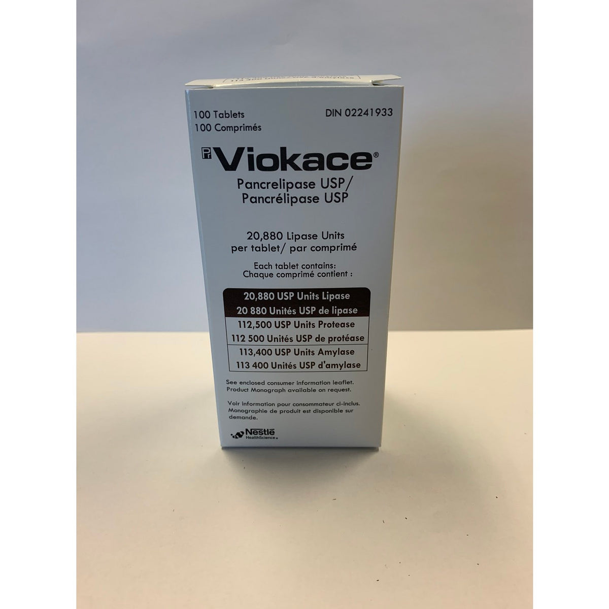 Viokace, 20880 Units, 100 Tablets