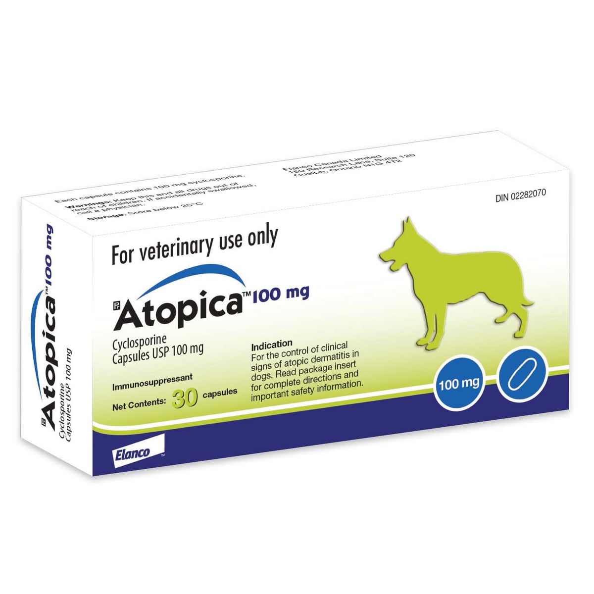 Atopica for Dogs, 100 mg, 30 Units - view 2
