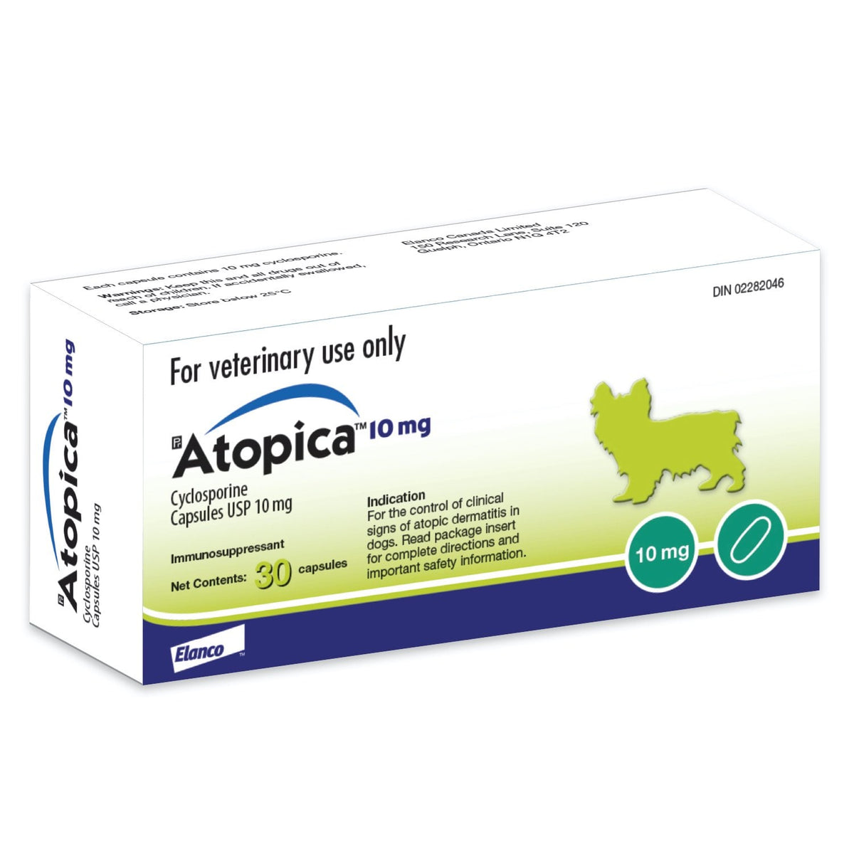 Atopica for Dogs, 10 mg, 30 Capsules - view 2