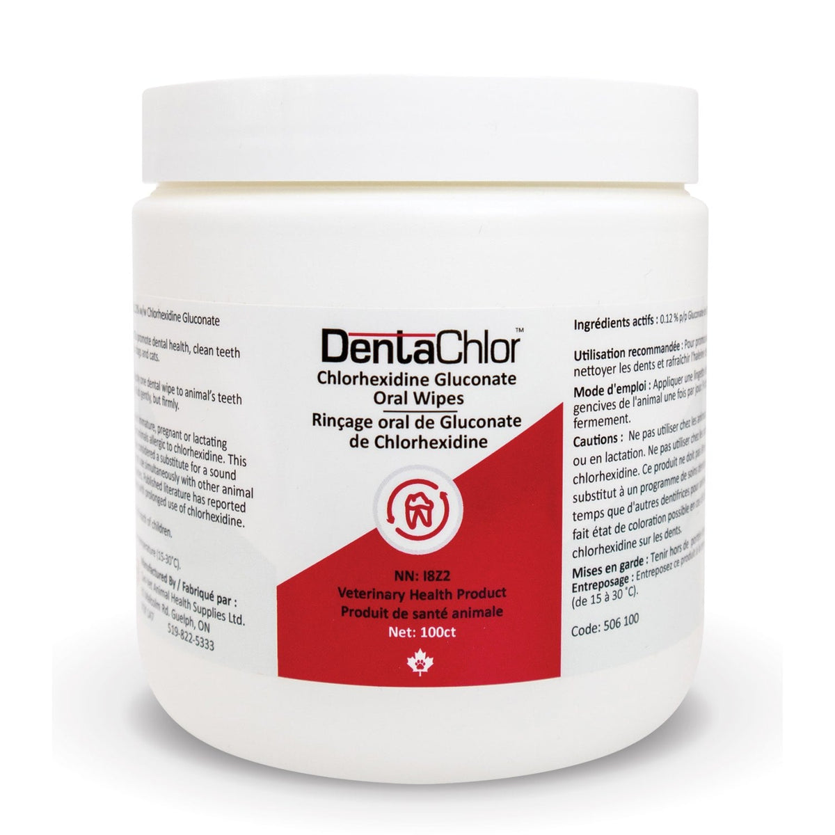DentaChlor Wipes Pack of 100 0.12/100% for Cats and Dogs - Default Title - product image 1