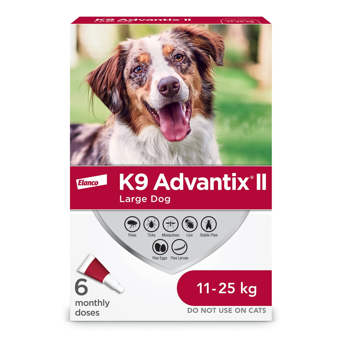 K9 Advantix II for Dogs Solution - Pack of 6 X 2.5 mL - product image 2