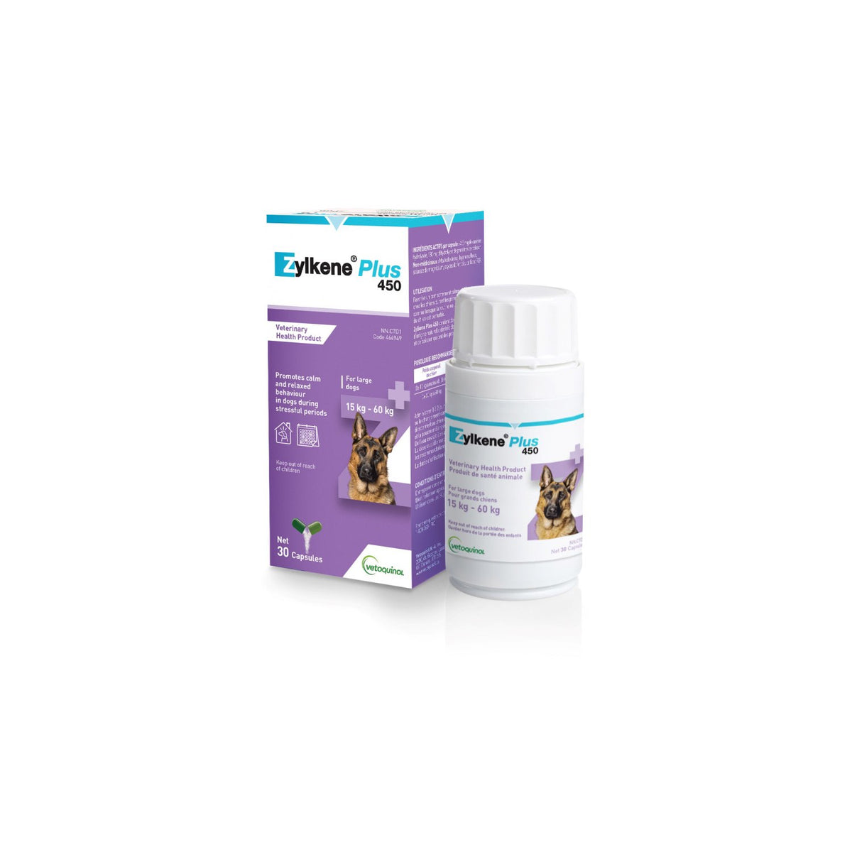 Zylkene Plus Capsules for Dogs - 450 mg - product image 1