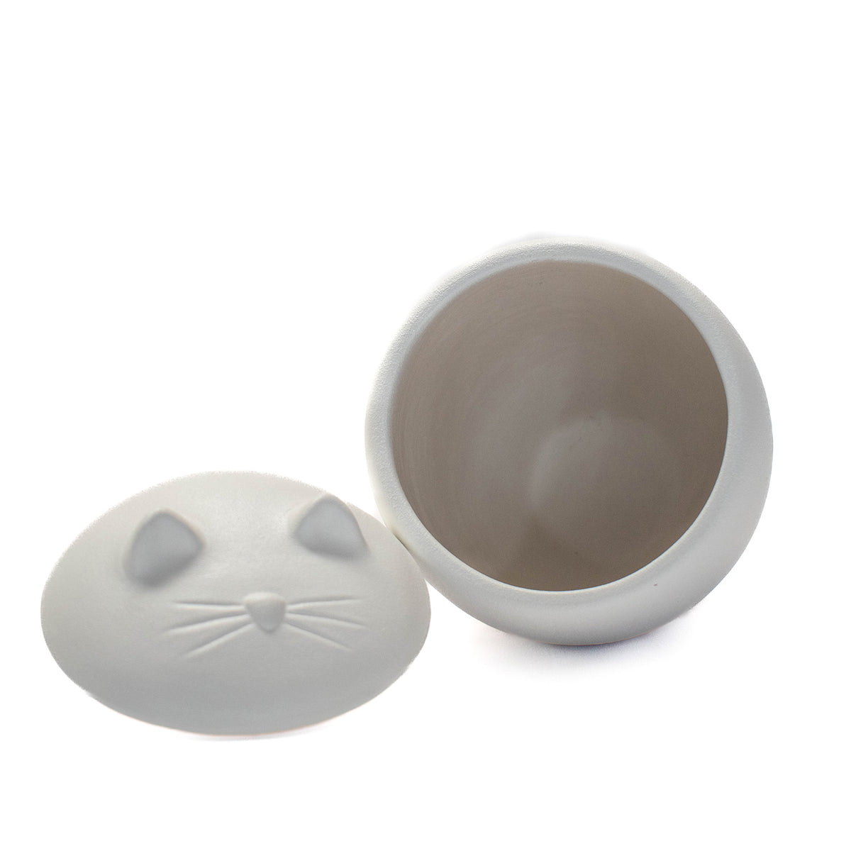 Urn Stoneware-White Cat for Pets 1 Unit - Default Title - product image 5