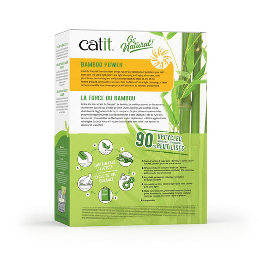 Clumping Litter Go Natural! Ultra-Light Pea Husk Vanilla for Cats 3.6 kg - Default Title - product image 2