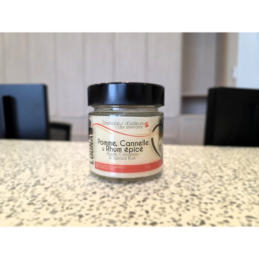 Candle LOONA with Odour Eliminator-Apple, Cinnamon and Spiced Rhum 1 Unit - Default Title - product image 2