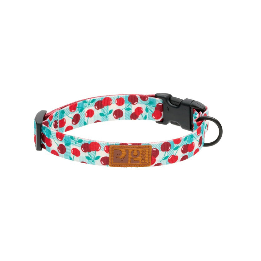 Patterned Eco Clip Collar for Dogs, Cherry Picnic, Large - Default Title - product image 1