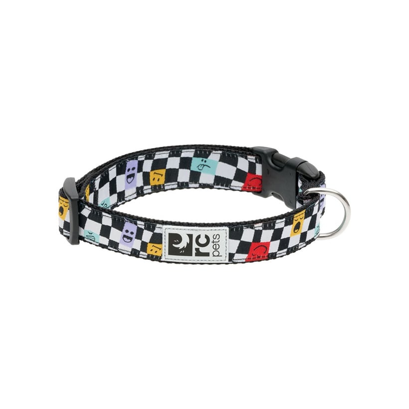 Patterned Clip Collar for Dogs, Checkerboard, Large - Default Title - product image 1