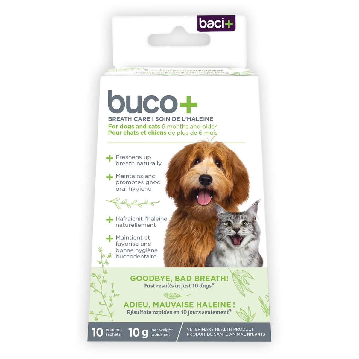 Buco+ 10 Days Powder for Cats and Dogs (Flavourless) Pack of 10, 1 g - Default Title - product image 1