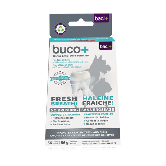 Buco Powder for Cats and Dogs Over 15 kg - Pack of 56 X 1 g - product image 1