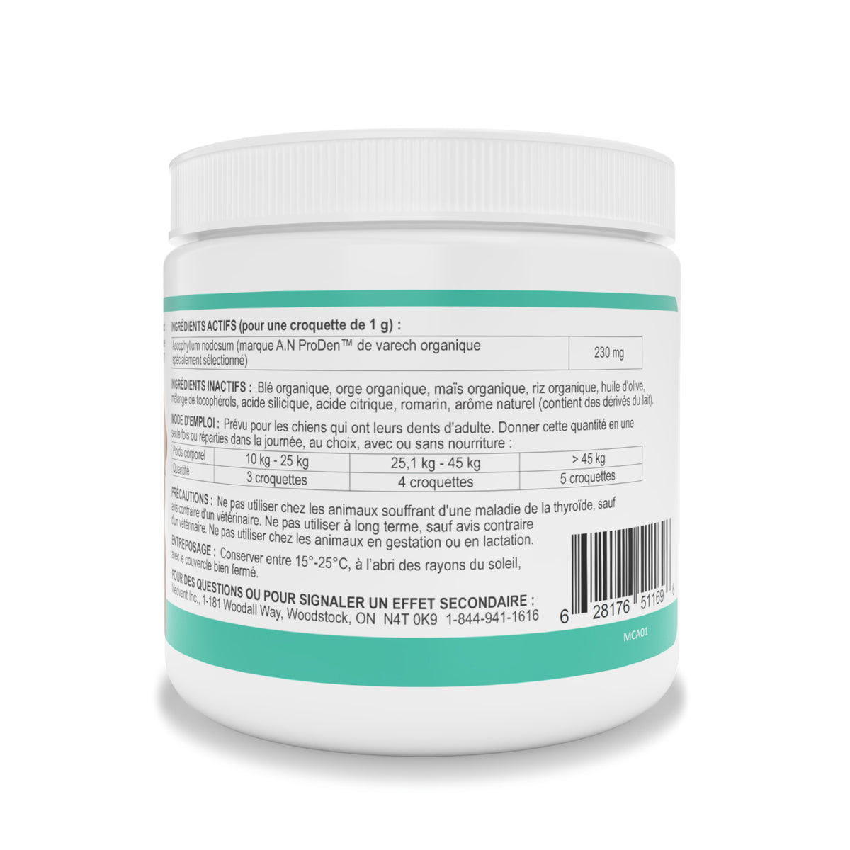 ProDen DentalCare Dental Bites for Medium/Large Dogs (Vegetables) for Dogs 170 g Jar - Default Title - product image 3