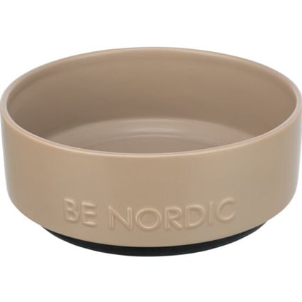 Bowl Ceramic Be Nordic for Cats and Dogs - Taupe - product image 1