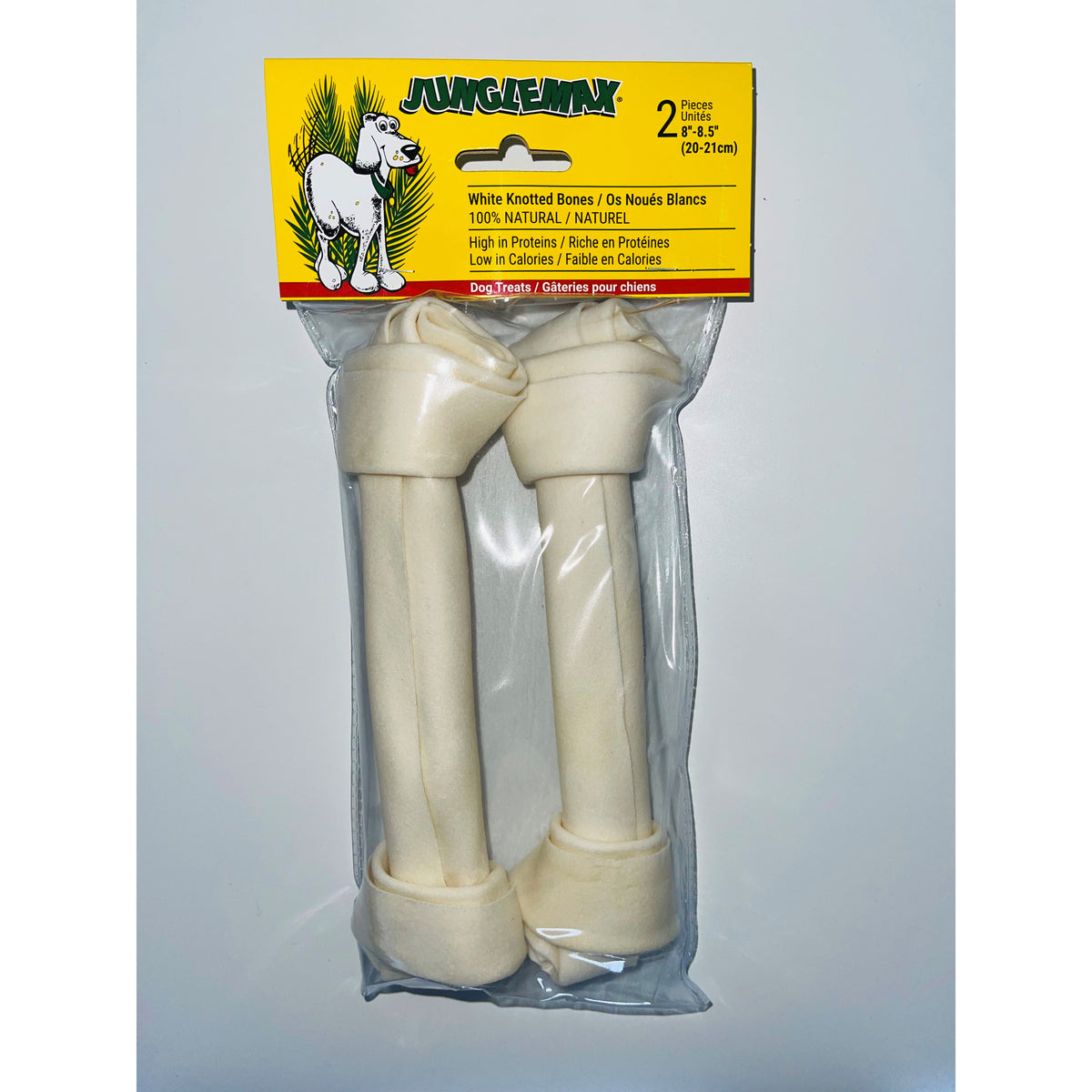 Treat White Knotted Bone for Dogs - 21 cm - product image 1