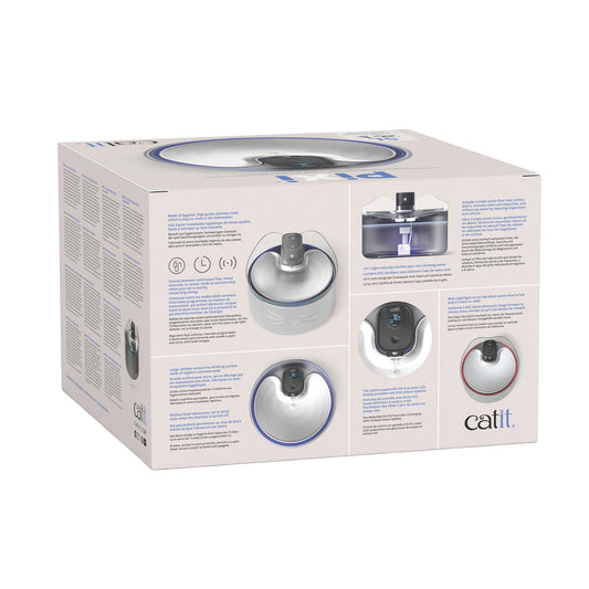 Drinking Fountain Cordless PIXI in Stainless Steel for Cats 1 Unit - Default Title - product image 2