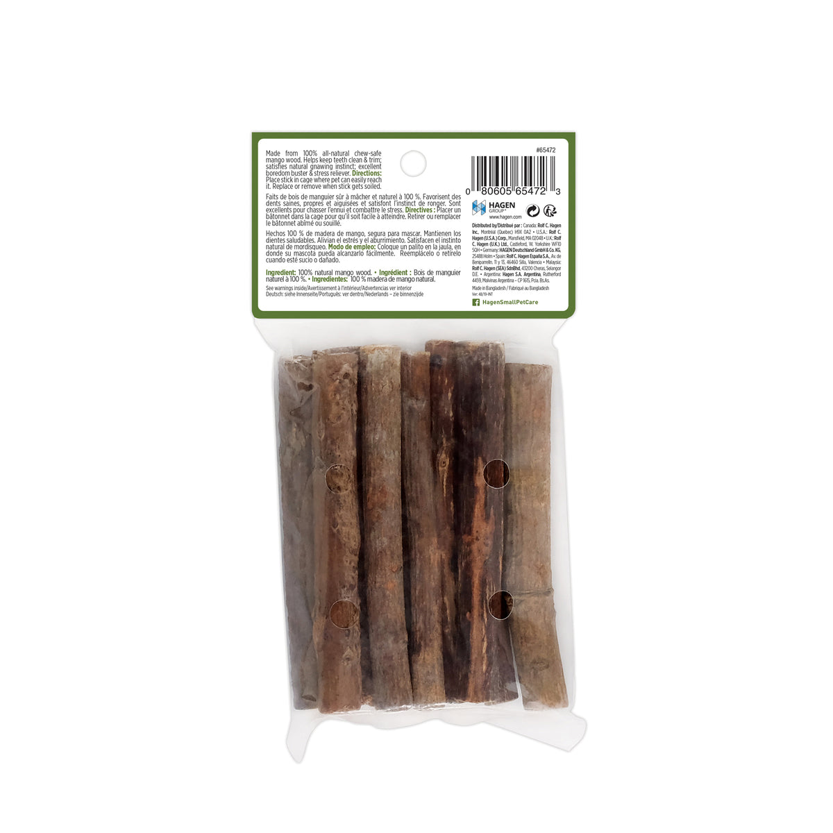 Wood Stick Chew for Small Animals - Mango - product image 2